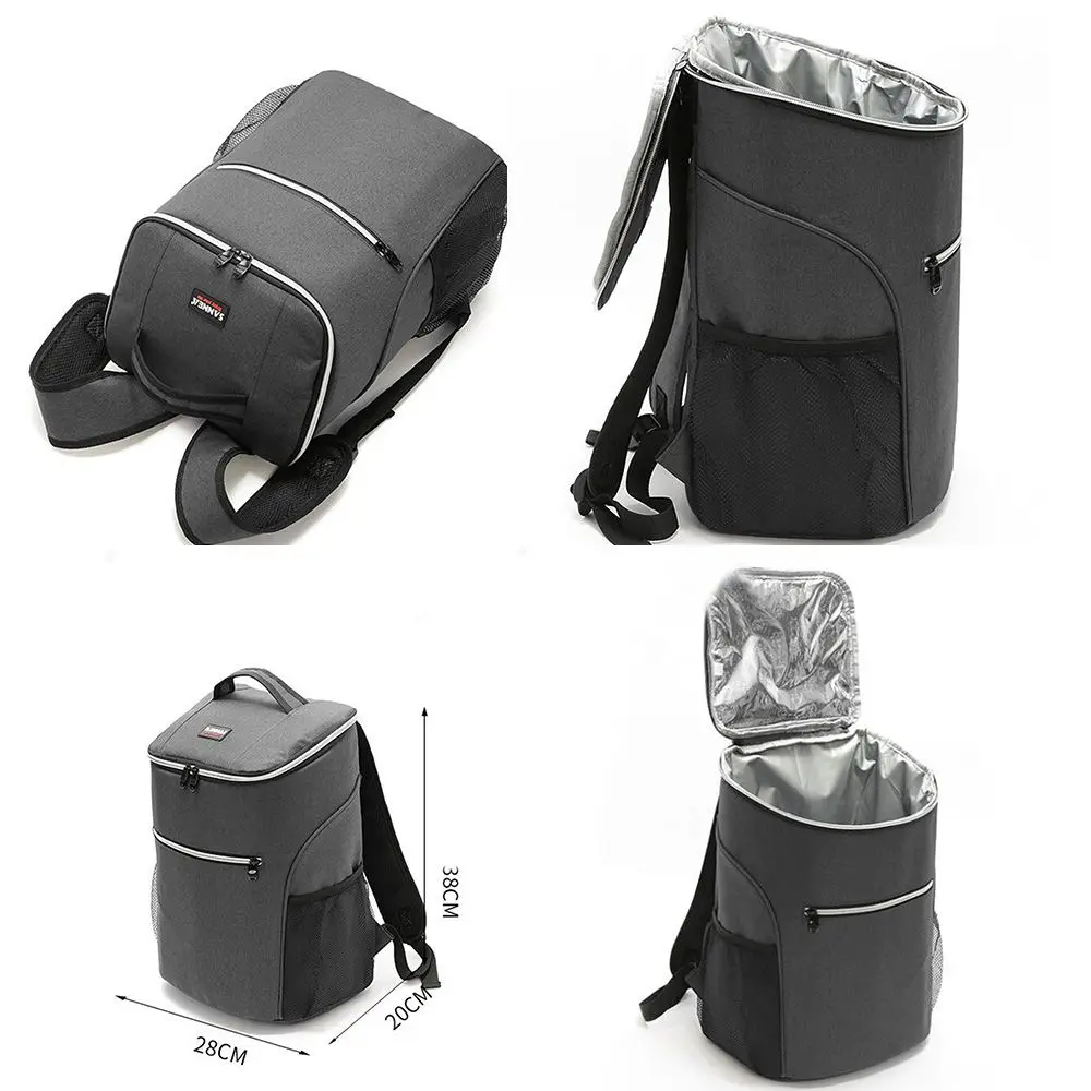 20l hot waterproof big cooler bag new oxford outdoor shoulder bag backpack insulation thermo lunch picnic box camping food bag free global shipping