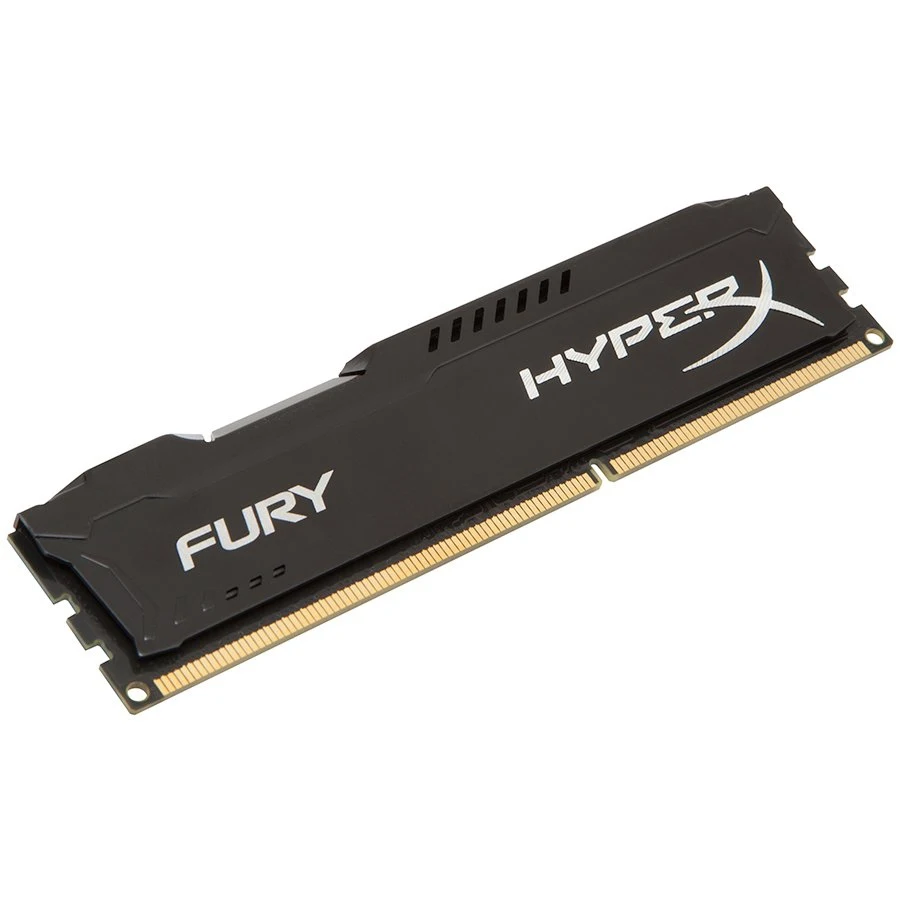 Модуль памяти Kingston 4Гб 1600MHz DDR3 CL10 DIMM HyperX FURY Black | Компьютеры и офис