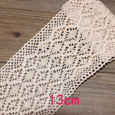 13cm 1yard 2 ярда мульти размер розовый вышивка кружева отделка ленты DIY одежды головной убор Свадебная Упаковка ткань материалы - Цвет: 13cm 1yard