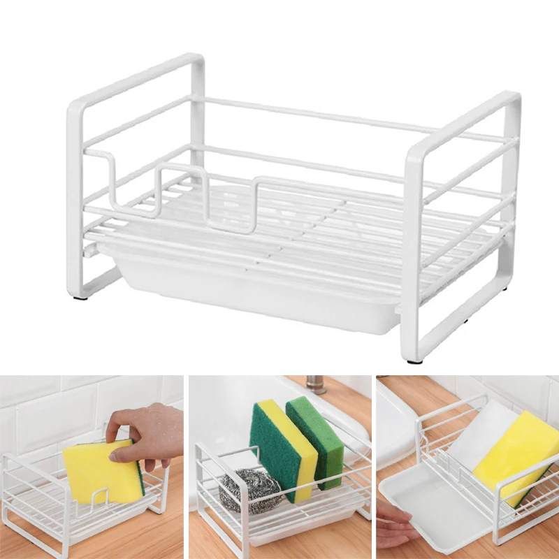 

Drain Storage Rack Home Kitchen Drain Holder Sink Organizer Holder for Sponge HFD889