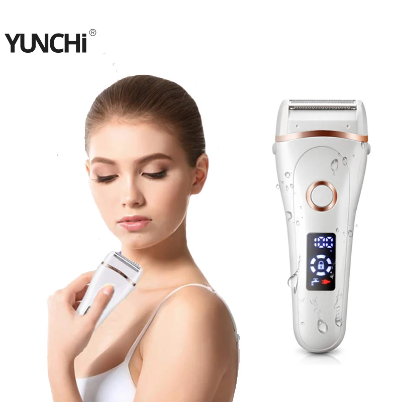 Electric Razor Epilator For Women Body Hair Remover For Face Arms Legs & Back Bikini Trimmer Painless Low Noise Rechargeable