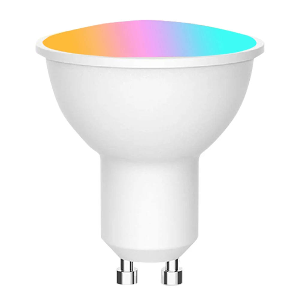 

GU10/ GU5.3 WiFi умный светильник лампа RGB Цвет затемнения светильник шарик лампа лампочка работает для домашнего украшения спальни AC85-265V