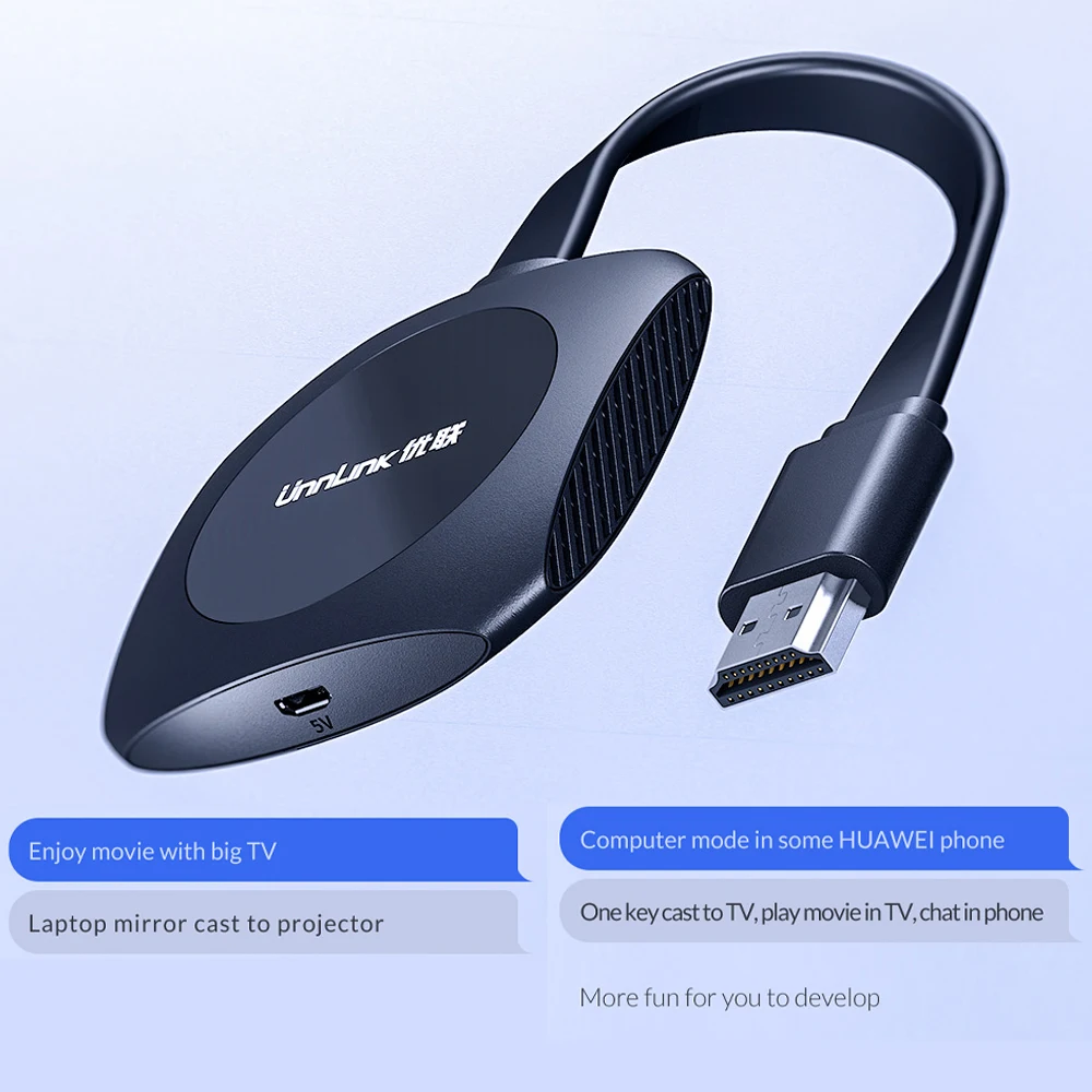 ТВ-карта Unnlink HDMI 4K Miracast DLNA Airplay зеркальное отображение для ios Android ноутбуков