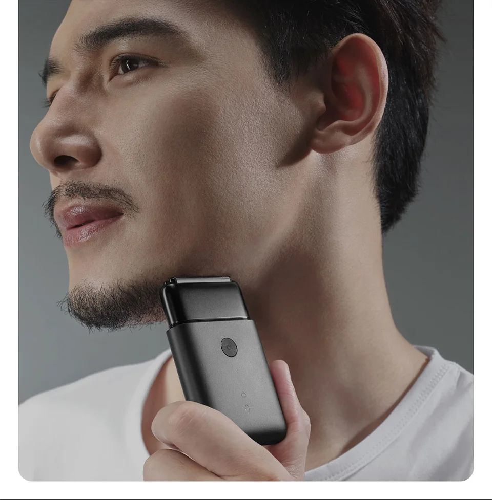Xiaomi Mijia мини Портативный Для Мужчин's электрическая бритва металлический корпус Тип usb-C Японии Сталь режущая головка большой Батарея для лица
