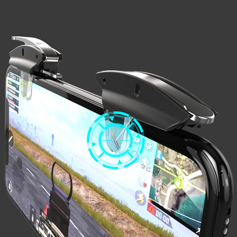1 пара триггера шутер Кнопка контроллер для PUBG геймпад Android IOS Fire Aim ключ iPhone 11 Pro Max X