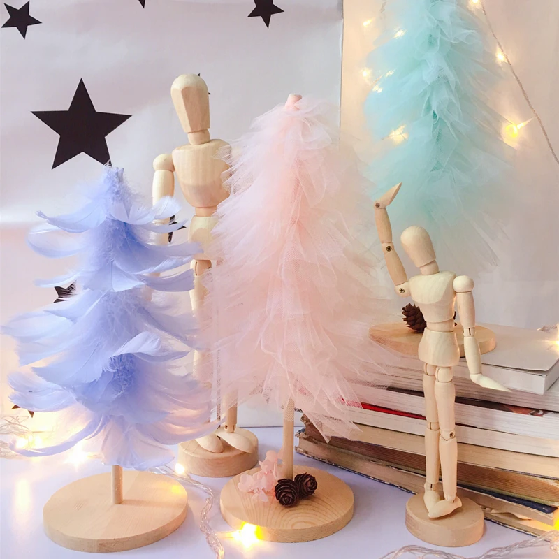 Перо Рождественская елка девочка сердце рождественский подарок декор Тиффани