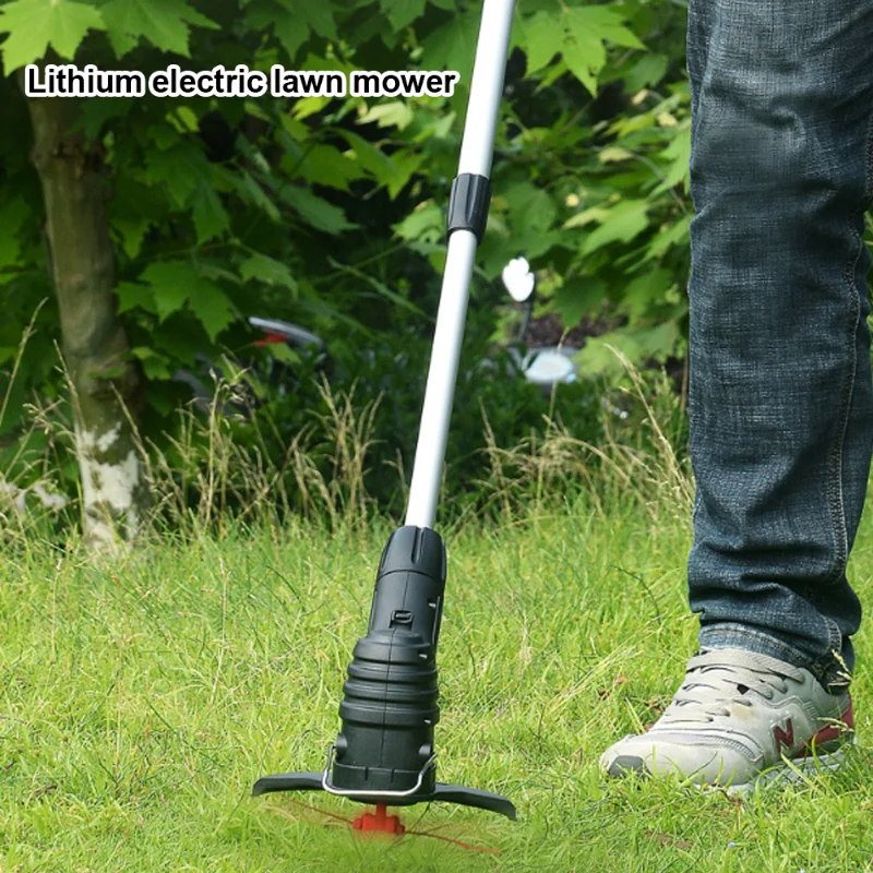 Портативный Смарт Беспроводной электрическая газонокосилка литий Батарея