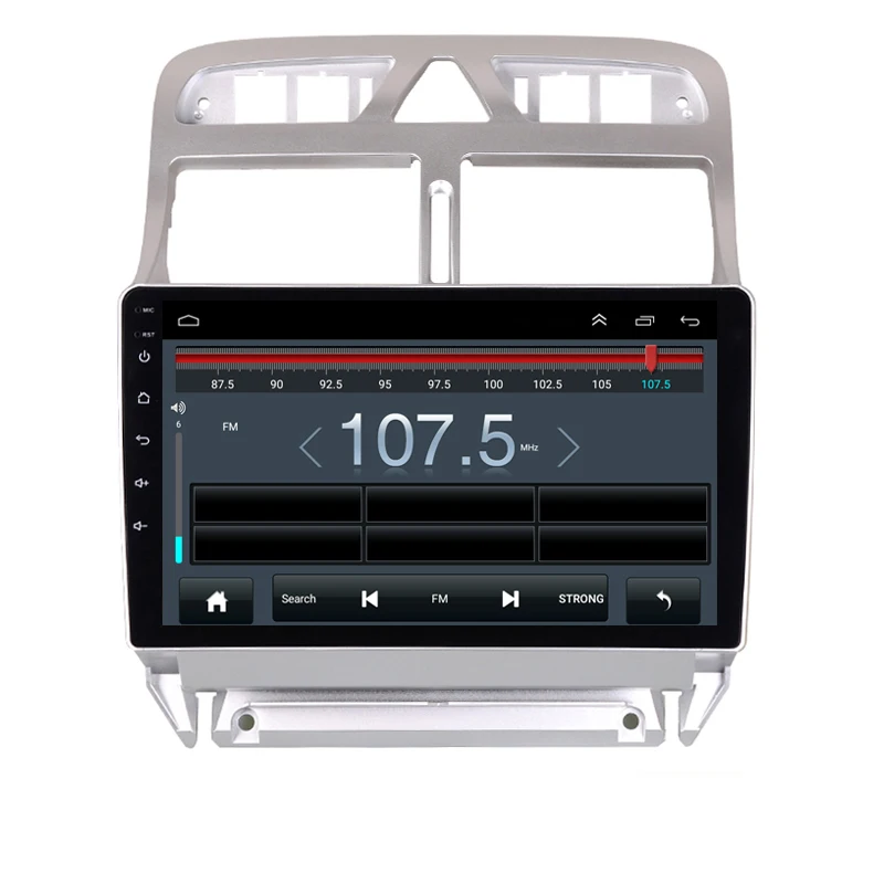 Android 9,1 автомобильный DVD мультимедийный плеер gps навигация для peugeot 307 2004 до 2013 с bluetooth встроенный wifi 2 Гб ram 32 Гб rom