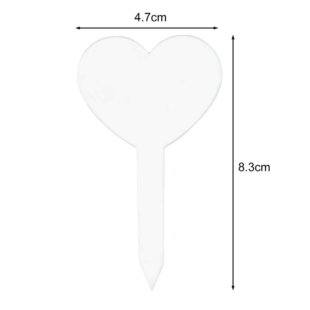 

100pcs Flowers Types Plant Markers on Stake Horticultural Planting Name Tags Can Insert Soil Directly Labels Home Garden Tags