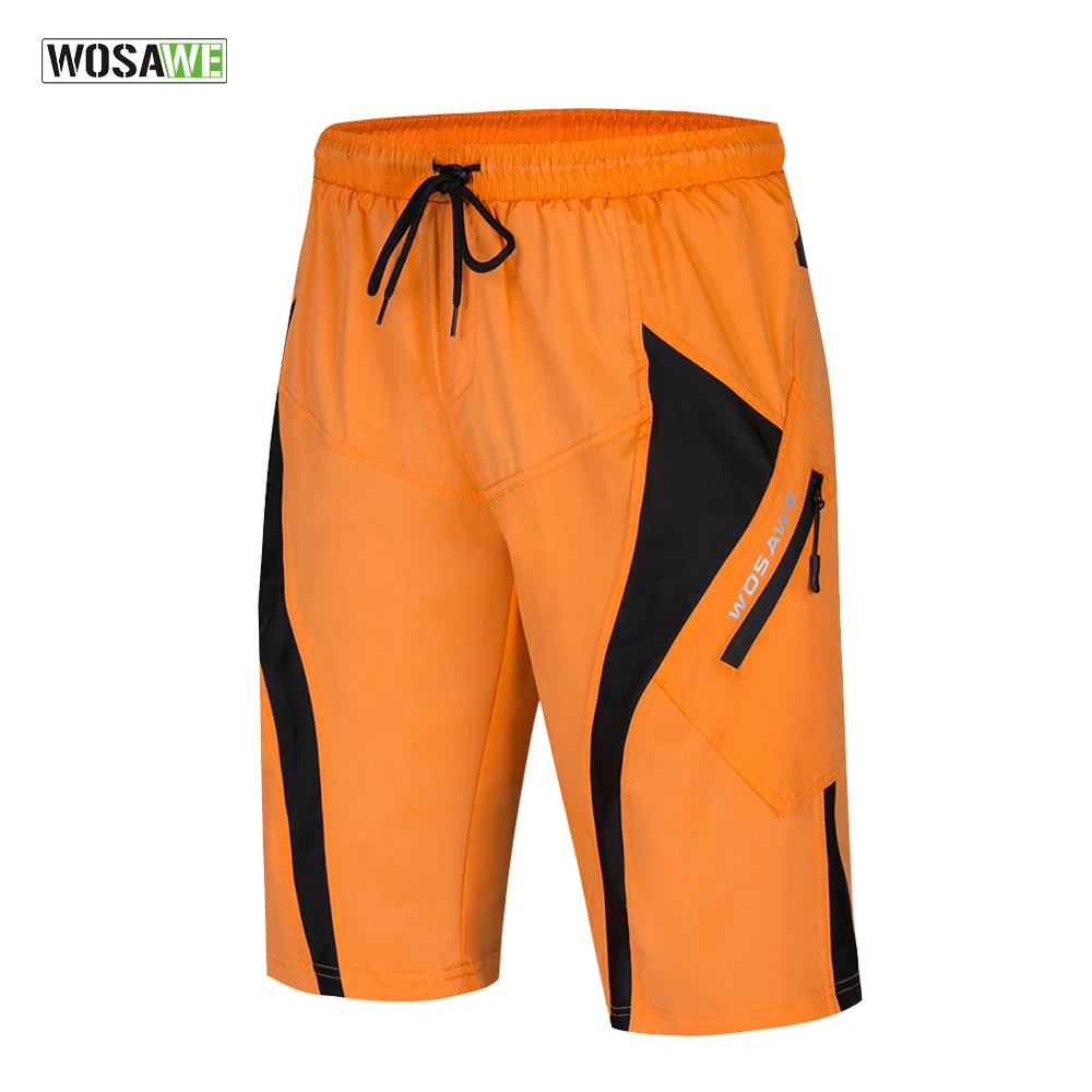 WOSAWE Мужские шорты для горного велосипеда велосипедные мягкие мешковатые