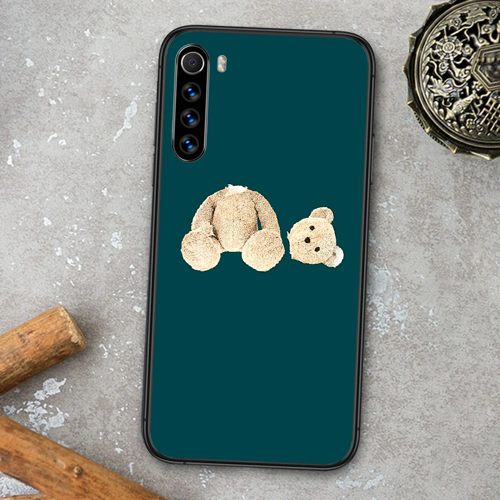 

Bear Palm-Los Angeles Phone Case For Xiaomi Redmi Note 7 8 8T 9 9S 4X 7 7A 9A K30 Pro Ultra black Shell Silicone Hoesjes Pretty