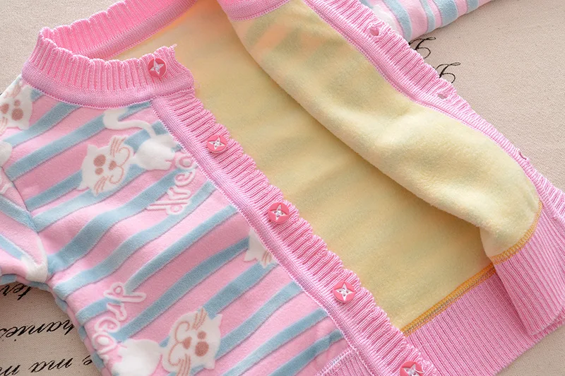 

Spring Autumn Children's Clothing Sets for Girls 1-3Y Cotton 2021 New Fashion Tracksuit Cartoon Pattern Baby Boy Pajamas Suit