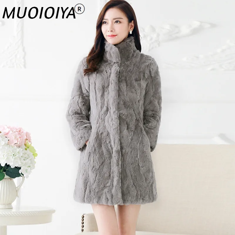 2021 искусственное пальто женские из натурального меха зимние теплые куртки для