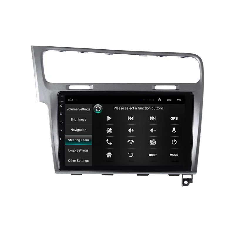 10," 2G ram 32G rom Android автомобильный DVD видео плеер gps для Volkswagen VW Golf 7 2013 аудио автомобильный Радио Стерео навигация