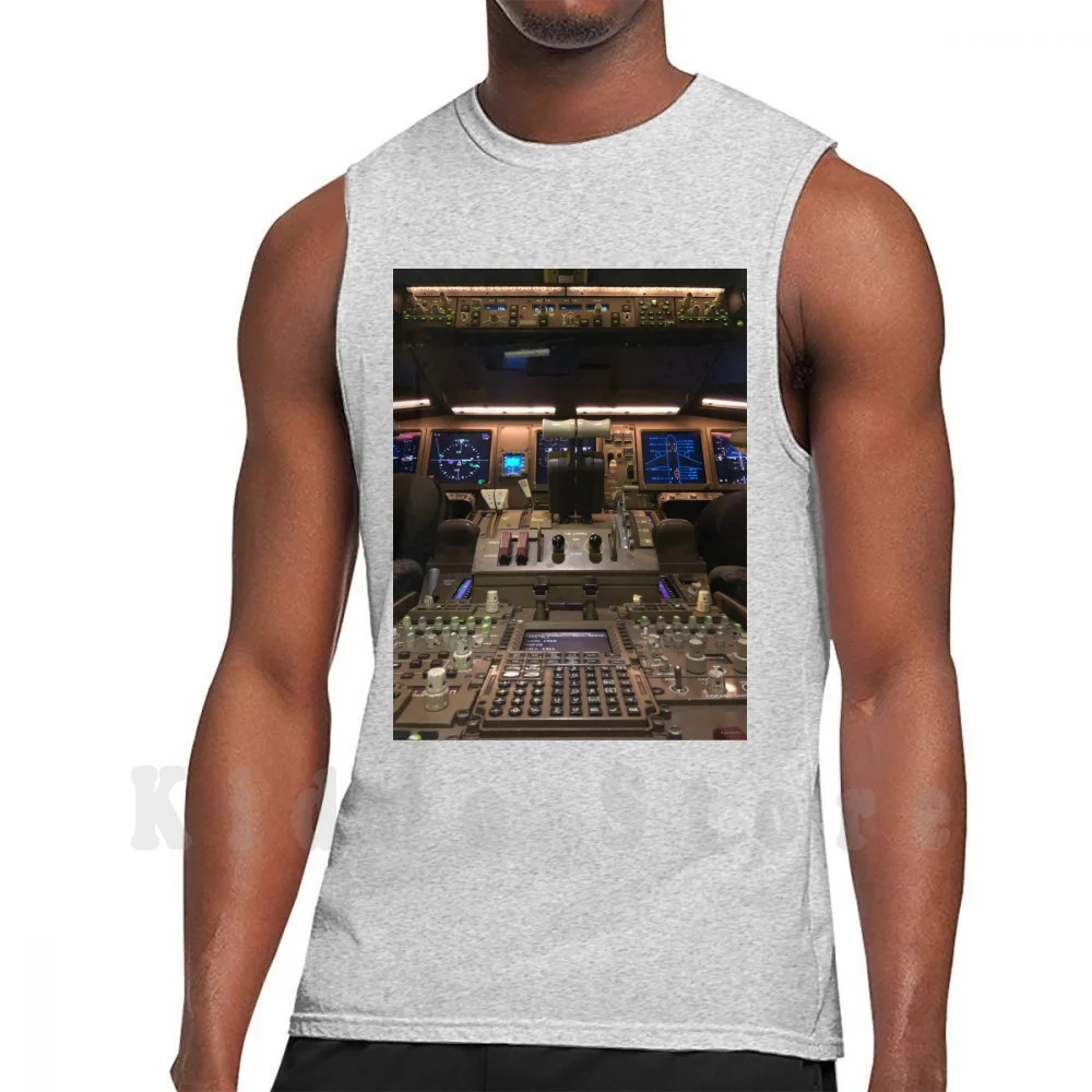 Топы на бретелях Preflight жилет из 100% хлопка рабочий самолет таблетка Fly Captain Boeing 777
