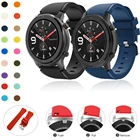 Силиконовый ремешок 20 22 мм для Amazfit GTR 47 мм 42 мм браслет для умных часов ремешок на запястьеДля Huawei Watch GT2 46 мм Galaxy Watch 3 45 мм