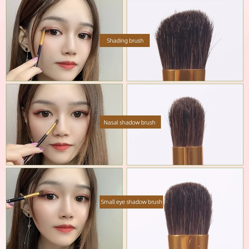 3 шт. набор кистей для макияжа косметическая кисть теней Кисть инструменты