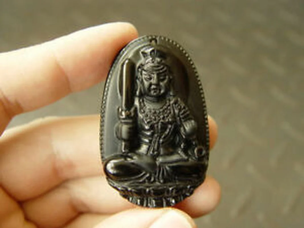 

Обсидиан, черный фудо, король, свинцовое содержание, искусственный камень, благословение счастья