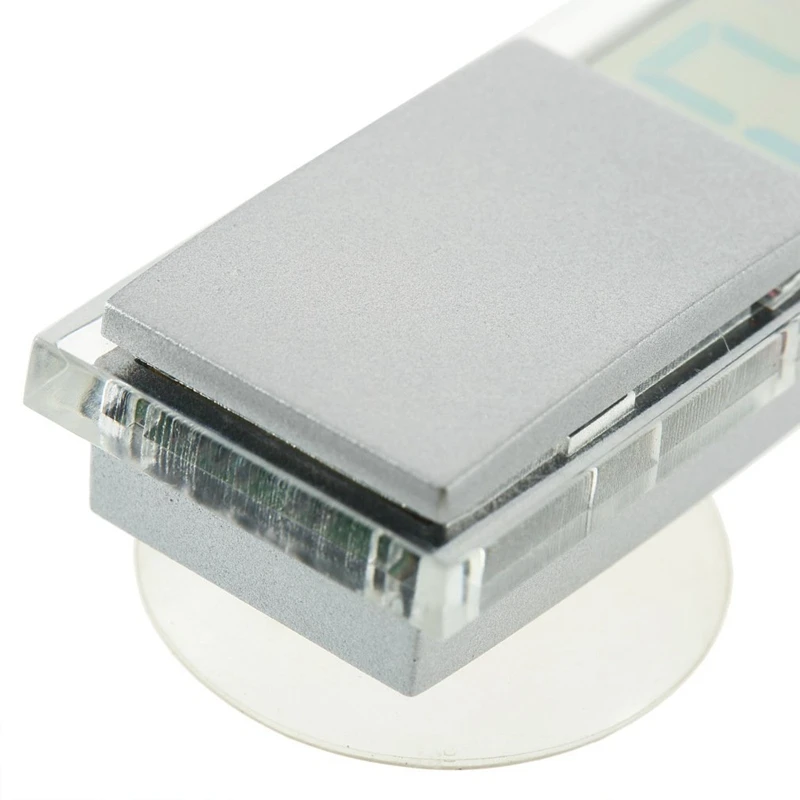 Электронные часы для автомобиля Mini прочный прозрачный ЖК-дисплей цифровой с