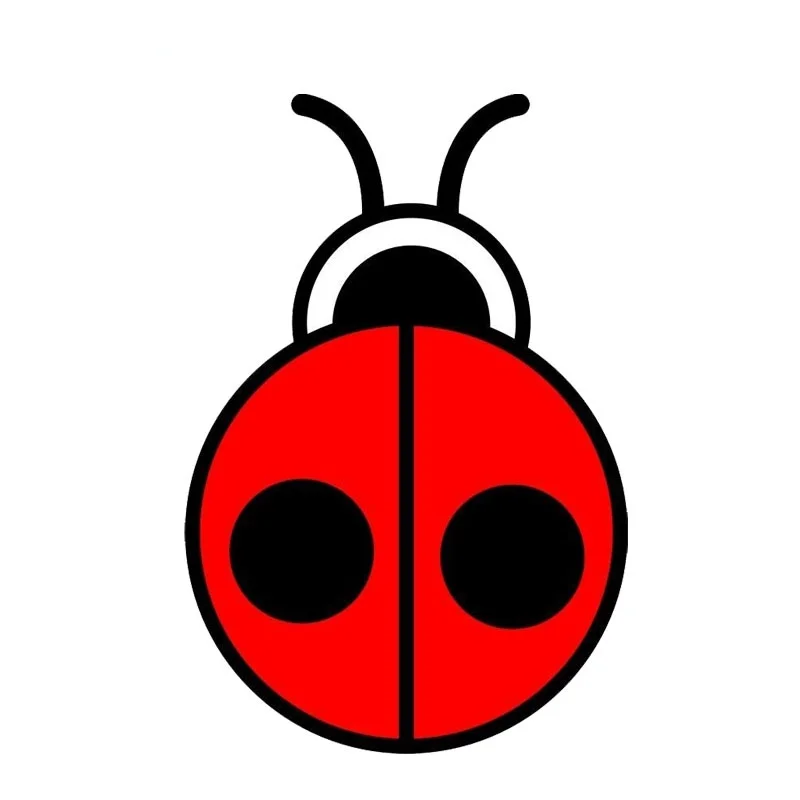 

Car Stickers Decor Motorcycle Decals Cute ladybug Vinyl Decorative Accessories Waterproof PVC,16.3cmx11cm