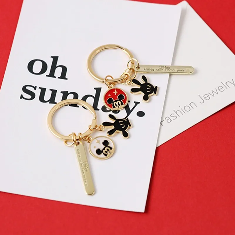 

10pcs/Lot Japan Cartoon Gold Alloy Metal Charms Key Chain Ring Bag Ornament Accessories Souvenir Birthday Party Favor Gifts