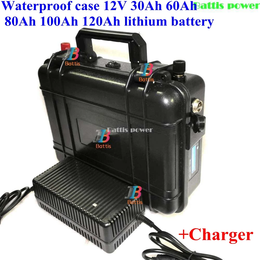 Портативный 12V 60Ah 80Ah 100Ah 120Ah 150Ah 200Ah литиевая батарея для пропеллера