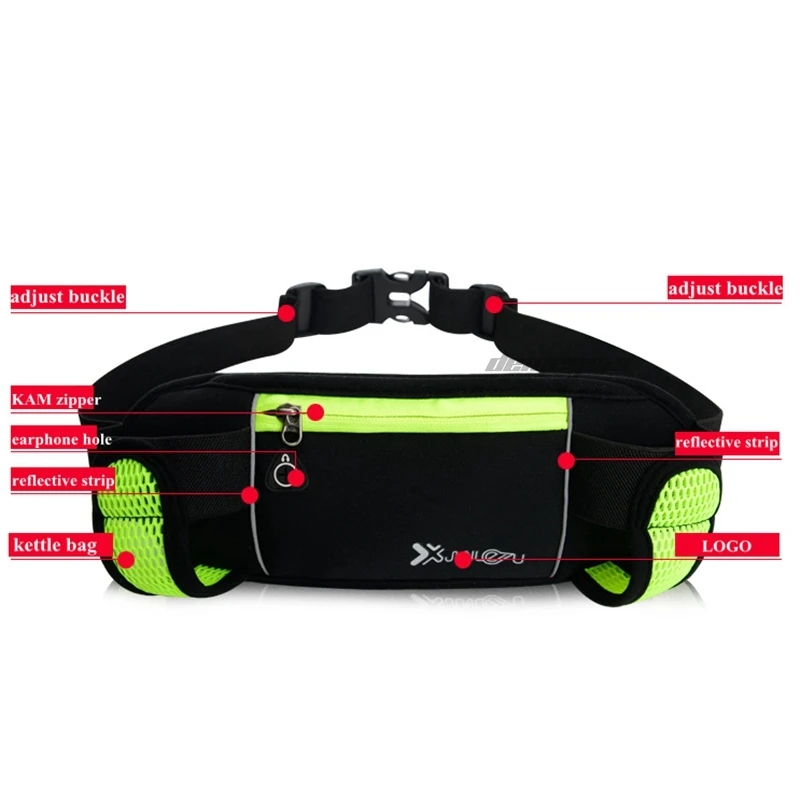 Поясная Сумка для бега с бутылками воды спортивные сумки и фитнеса сумка