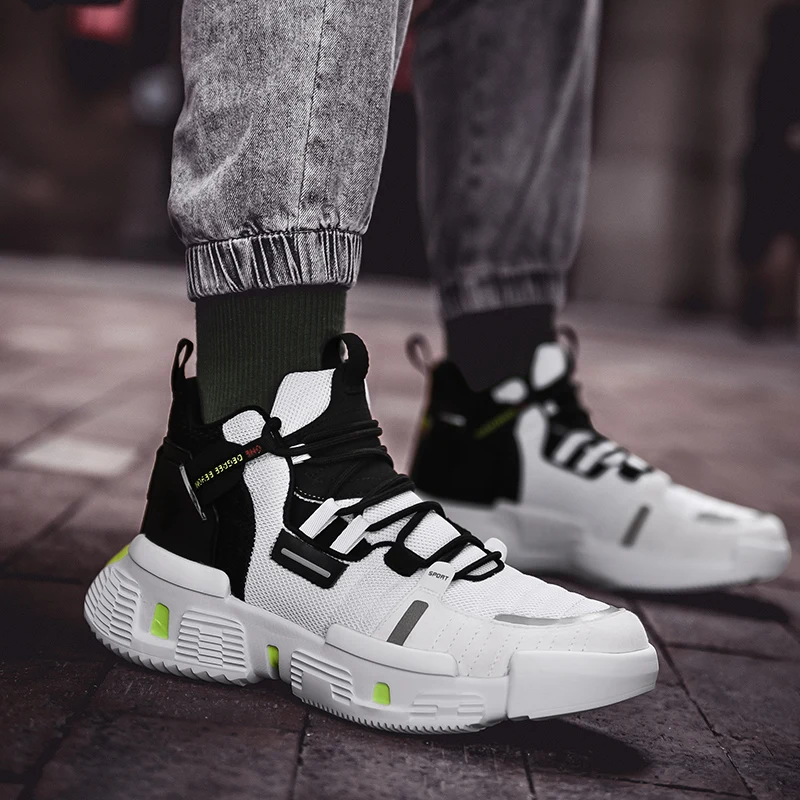 Хит продаж стильные мужские кроссовки высокого качества Мужские дышащие для