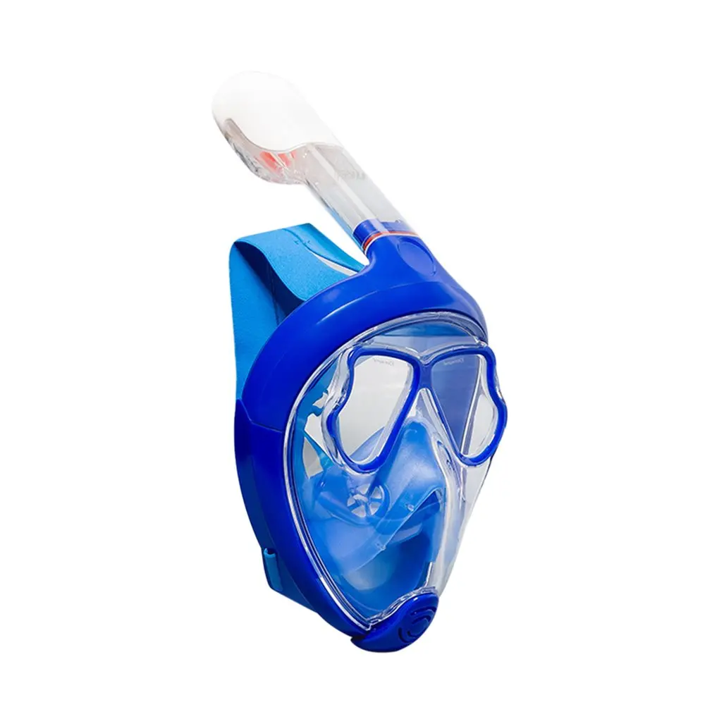 

Full Dry Snorkel Mask Changeable Myopia Glasses Full Face Design Underwater Anti Fog Snorkeling Diving Mask Prevents Gagging