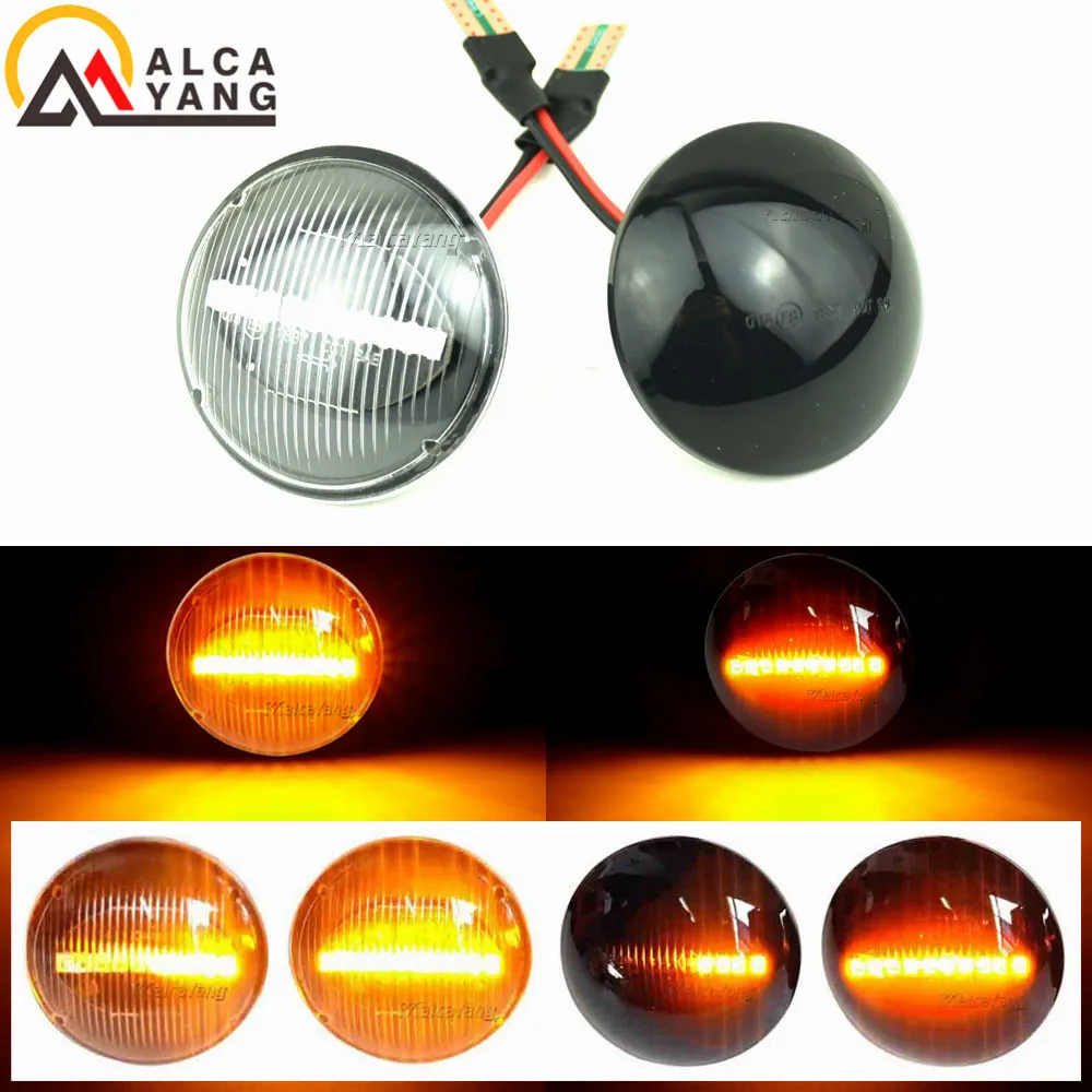 

For Land Range Rover L322 2002-2012 Car Dynamic LED Side Repeater Indicator Light Flowing Side Marker Signal Lamp Light