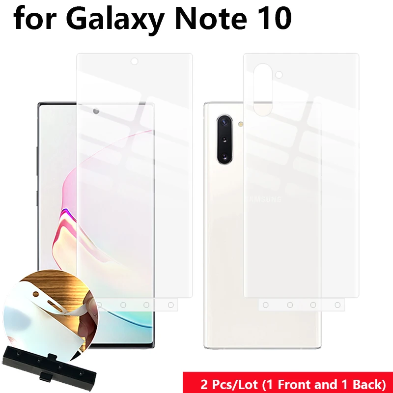2 шт./лот защита для экрана с защитой от царапин Samsung Galaxy Note 10 6 3 дюйма | Мобильные