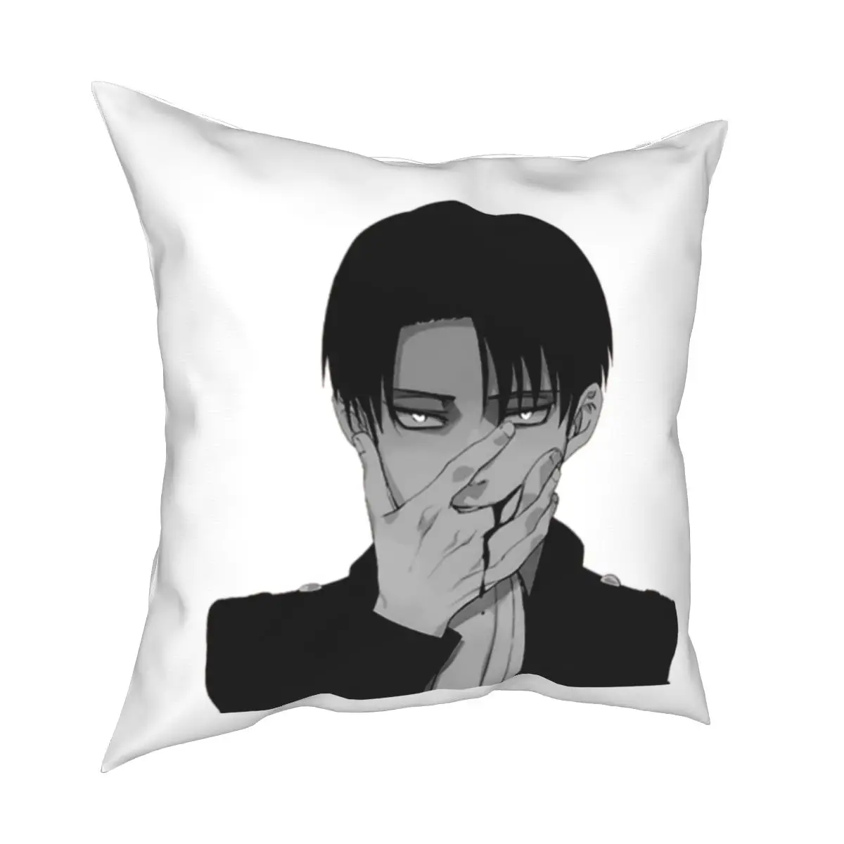 

Levi Attack On Titan Pillowcases Bed Car Best Anime Shingeki no Kyojin Cushion Cover Cute Decorative Throw Pillow Case 40*40cm