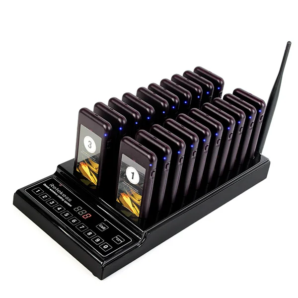 T112 RETEKESS T112 Беспроводная ресторанная система подкачки, система очереди, ресторанная пейджер, вызов официанта, пейджер для ресторана, церкви - Цвет: T112