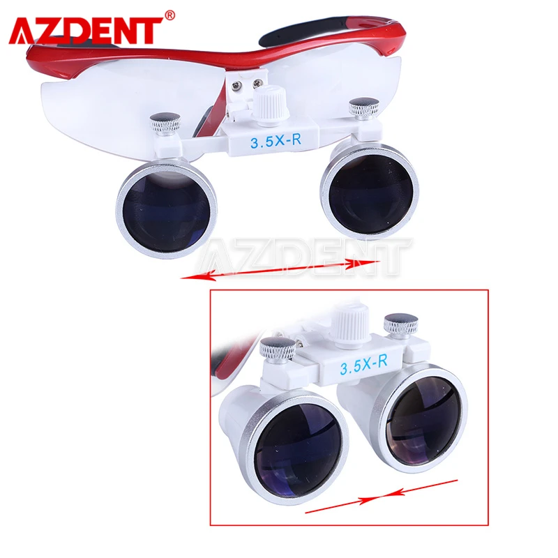 Стоматологическая лупа 3 5x R бинокулярная хирургическая медицинская для