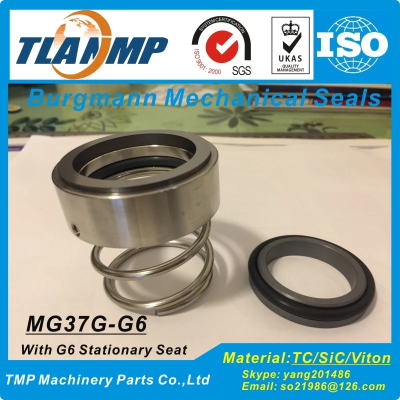 M37G/22 Замена TLANMP механические уплотнения Burgmann (материал: TC SiC Vit) G9 с G6 сидением из