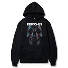 Худи Deftones Ohms, толстовка в стиле музыкальной группы Heavy Metal, свитшот с капюшоном в стиле Deftones, винтажный графический пуловер с черепом, хипстерские толстовки