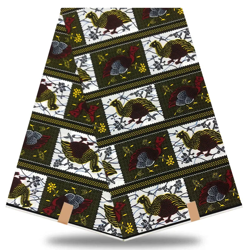 Новейший дизайн ткань с африканскими восковыми принтами 100% хлопок воск модная