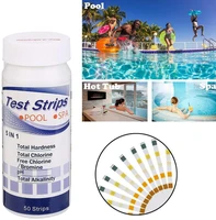 50pcs multipurpose chlorine ph test strips spa swimming pool water tester paper pool cleaner accessories