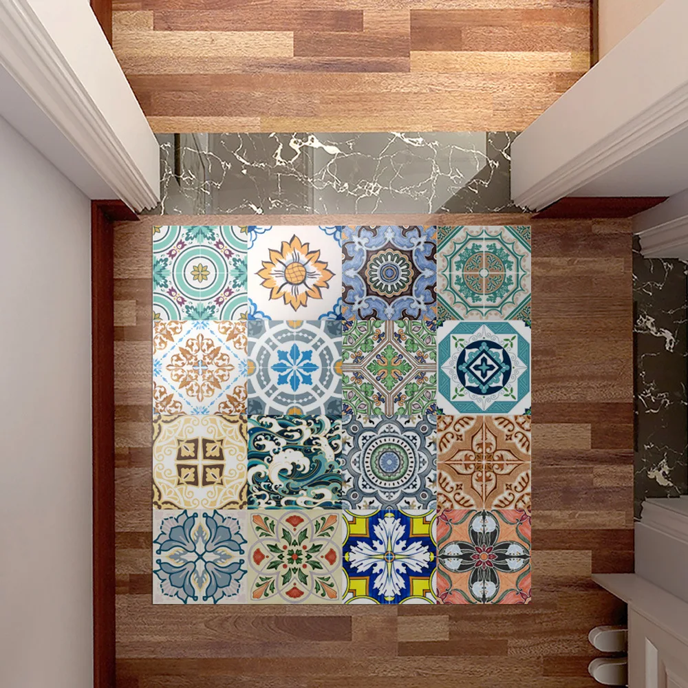 5 шт./компл. утолщенная твердая керамическая плитка мандала наклейка на стену