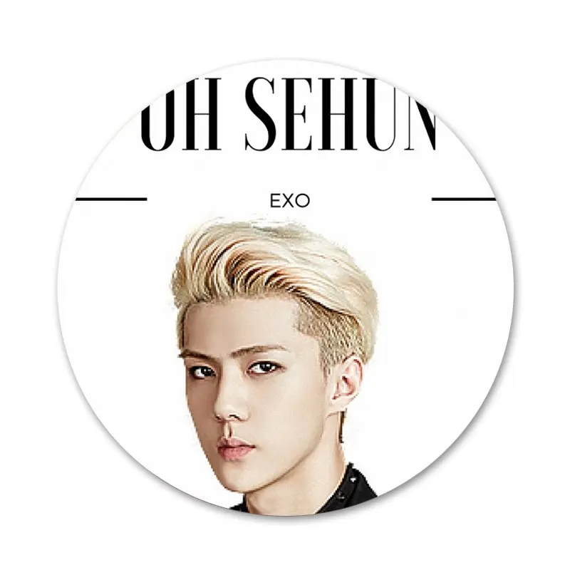 SEHUN CHANYEOL EXO Badge Brooch Pin Accessories For Clothes Backpack Decoration gift |