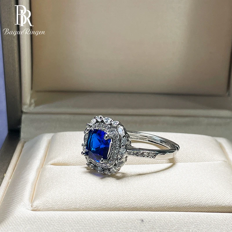 

Bague Ringen Classic 925 sterling silver rings for women luxury fine jewelry gift open adjust size female wedding party gift