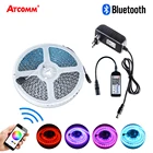 Светодиодная лента, Bluetooth-контроллер, RGB 12 В, 5 м, 60 светодиодов