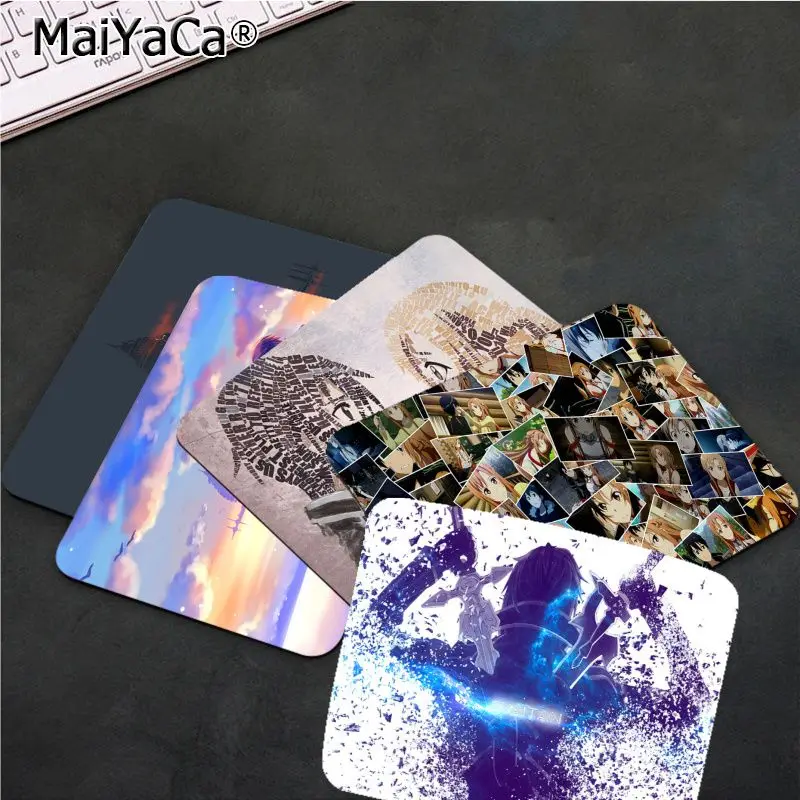 MaiYaCa крутые новые ранние коврики для компьютерной мыши с японским рисунком манги