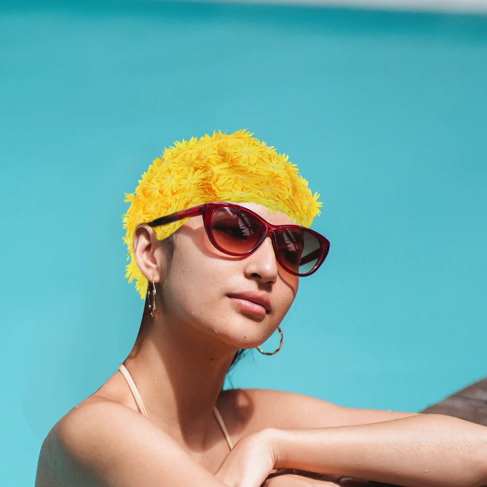 

Swimming Cap Comfortable Swimming Hat Breathable Swimming Protective Tool