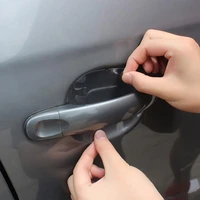 3sets12pcs universal invisible car door handle anti scratch protective film door sticker car accessories scraper 2021