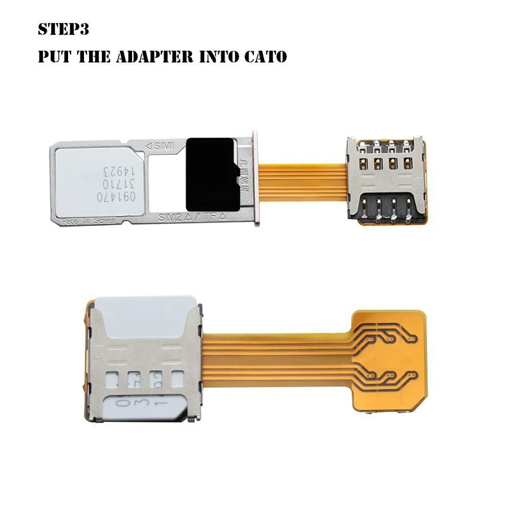 Двойной адаптер Micro SD для двух SIM-карт Android Extender 2 Nano SIM-адаптер Xiaomi Redmi телефона Samsung