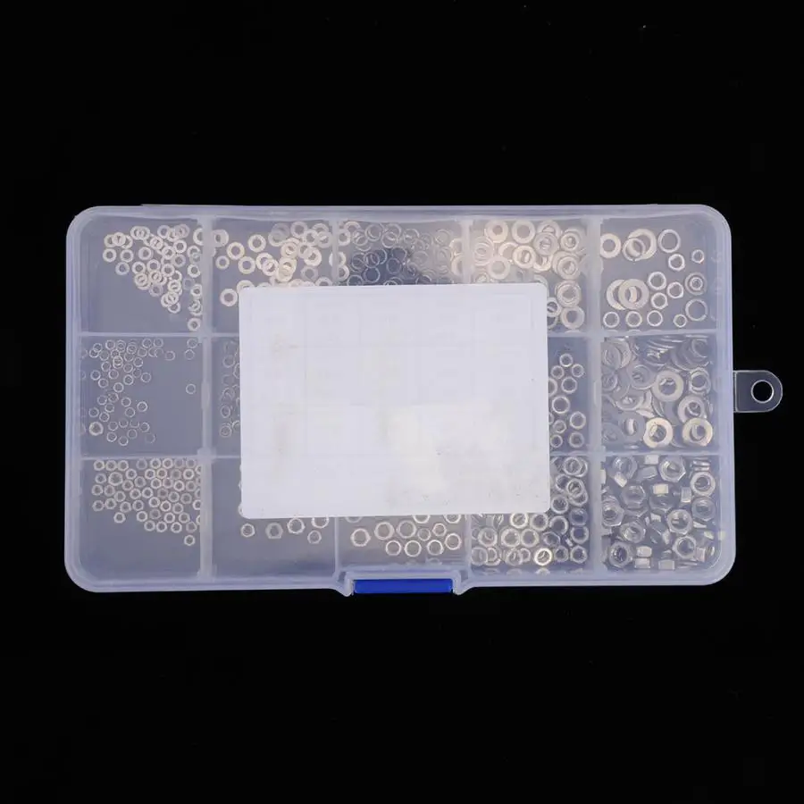 Плоская шайба 750 шт. эластичная набор гаек оборудование из нержавеющей стали