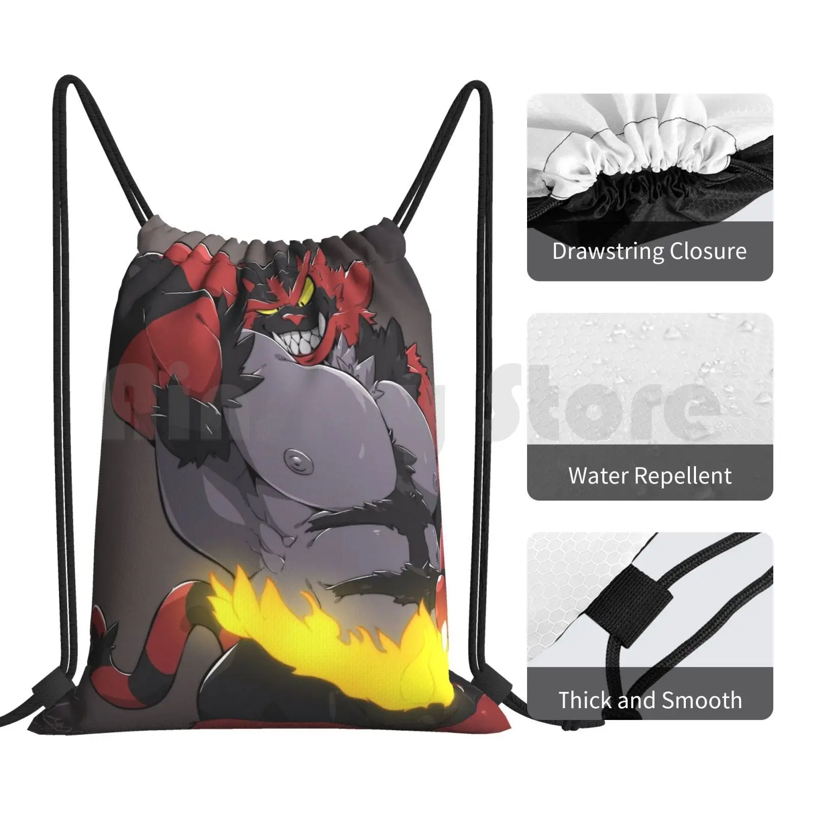 Рюкзак на шнурке для мужчин мускулистная сумка завязках верховой езды