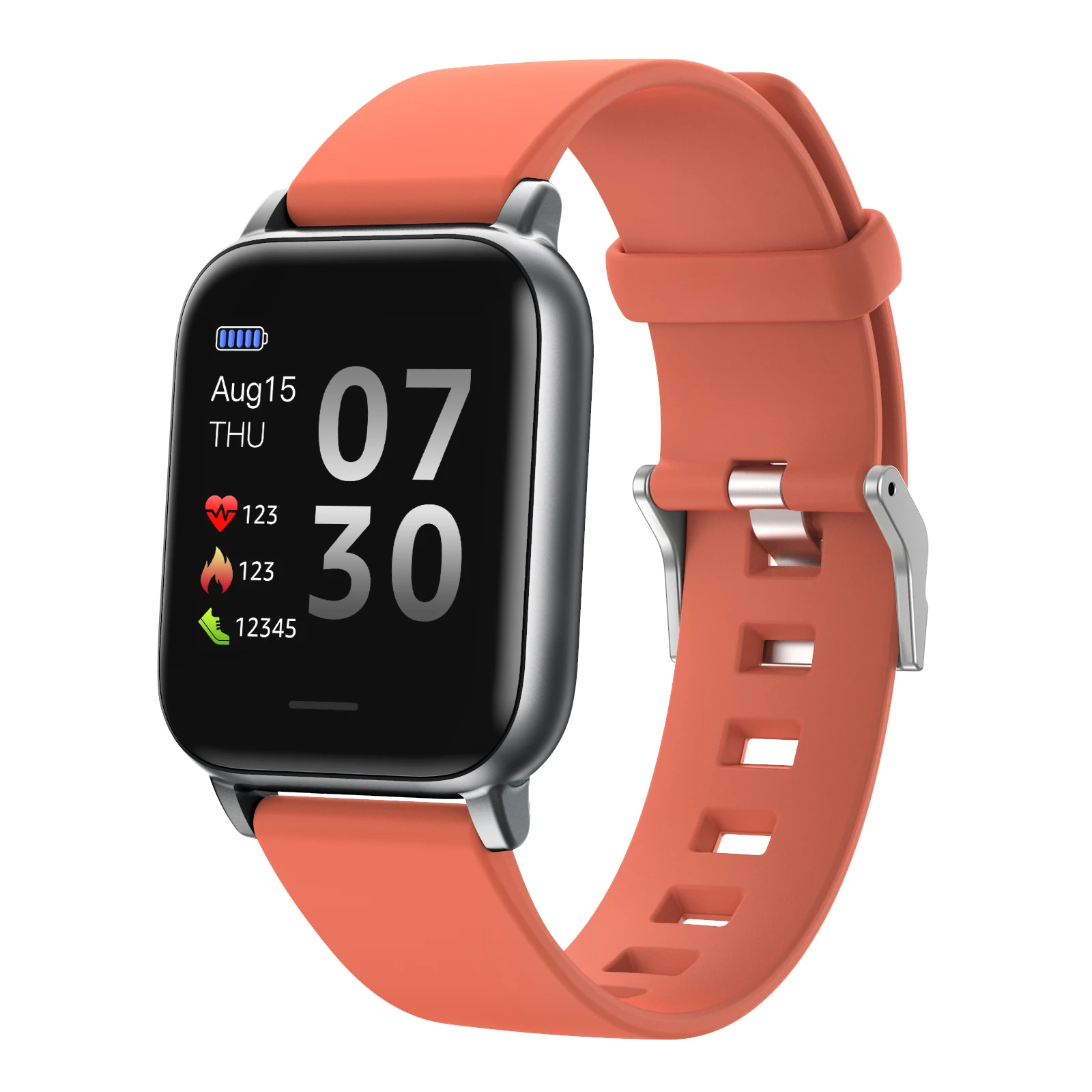 

IP68 Waterproof S50 Intelligent Watch Fitness Tracker Temperature Heart Rate Blood Pressure Sleep Monitor Men Women Smartwatch
