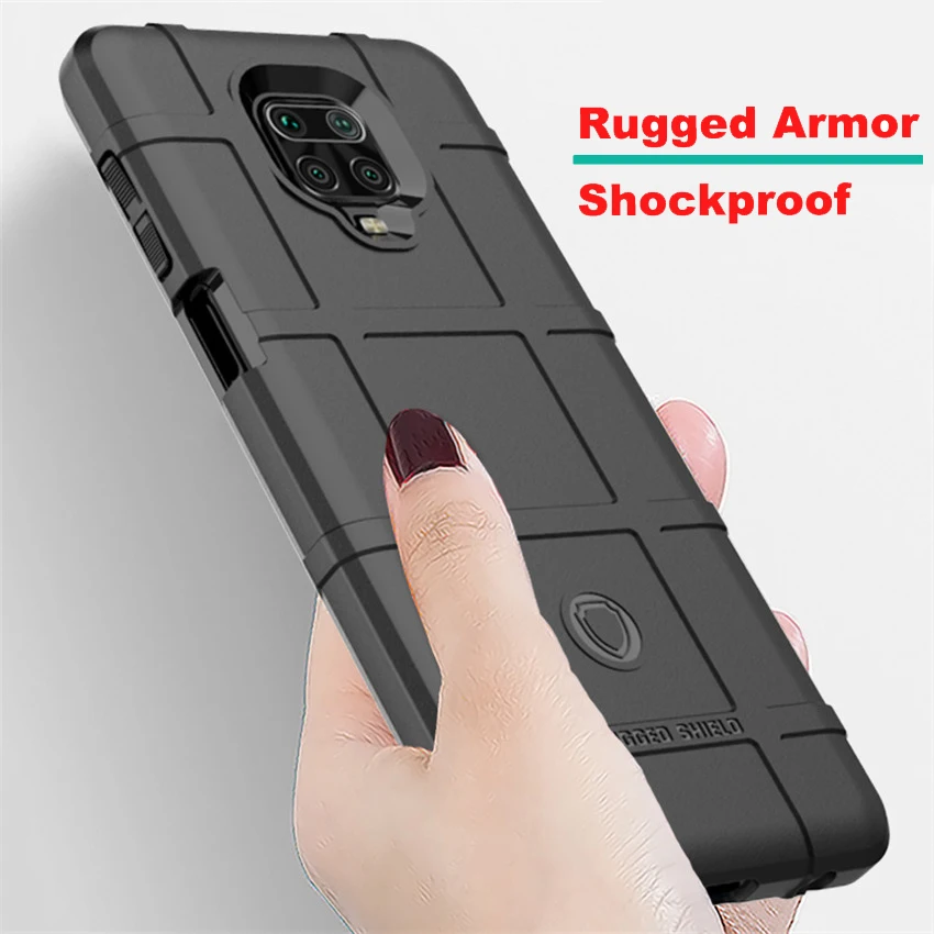 

For Xiaomi Redmi Note 9 Pro Case Rugged Armor Shockproof Cover For Xiaomi Redmi Note 9 Note 9 pro Max Soft Silicon Protection